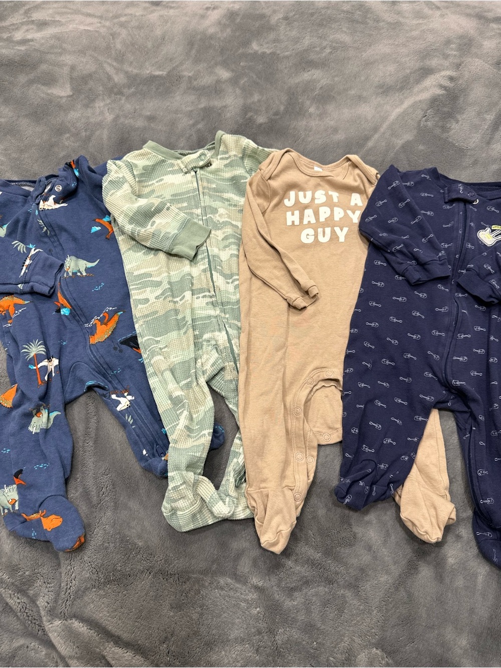 Set of 4 - Footed One-Pieces